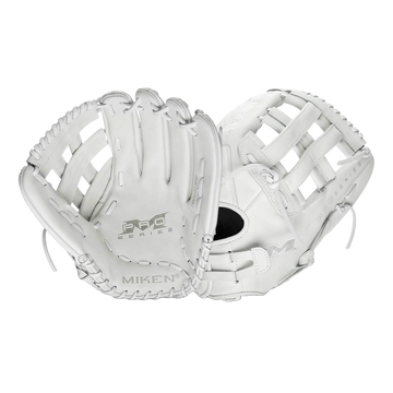 MIKEN - Pro Series 14" White Slowpitch Glove